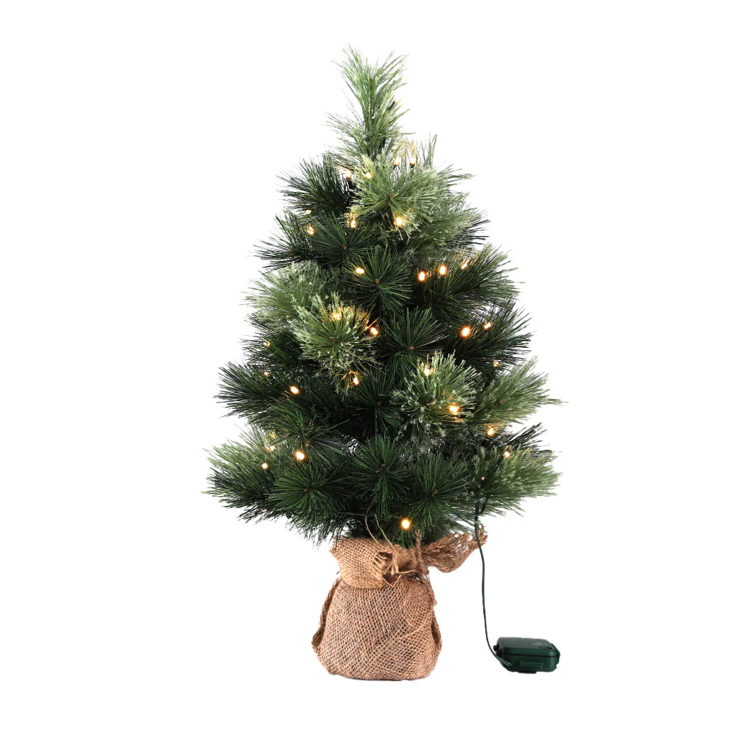 60CM Tabletop Christmas Tree – 52 Tips – Pre-lit 50 LED Lights (8 Modes, Timer Function) - Image 3