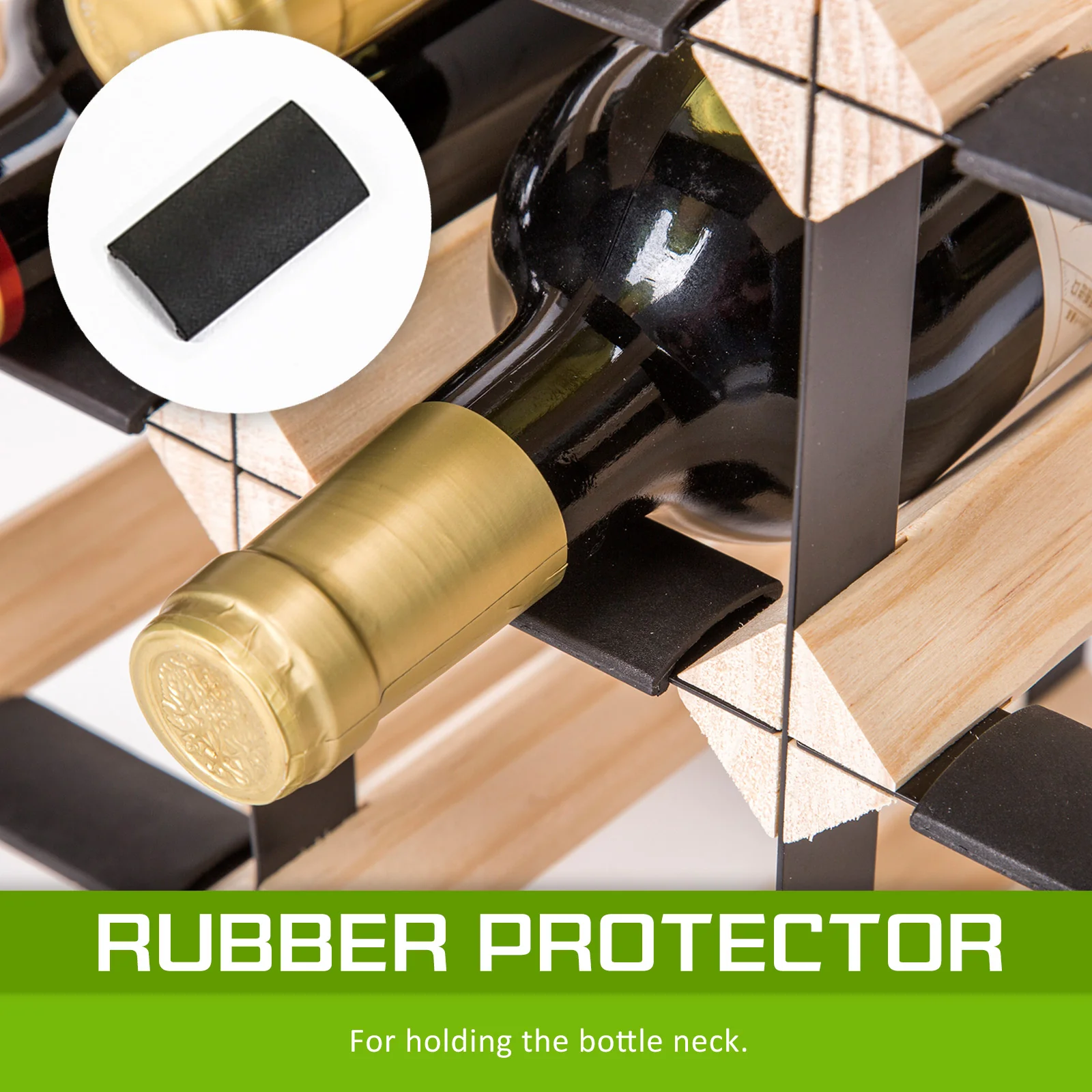 Timber Wine Rack Storage Cellar Organiser 120 Bottle - Image 8