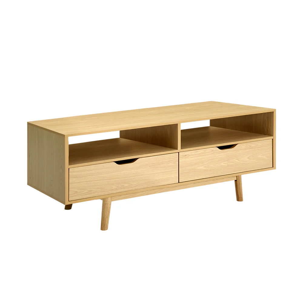 TV Cabinet Entertainment Unit 120cm Pine Ford - Image 2