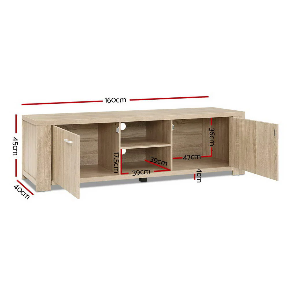 TV Cabinet Entertainment Unit 160cm Pine Maxi - Image 3