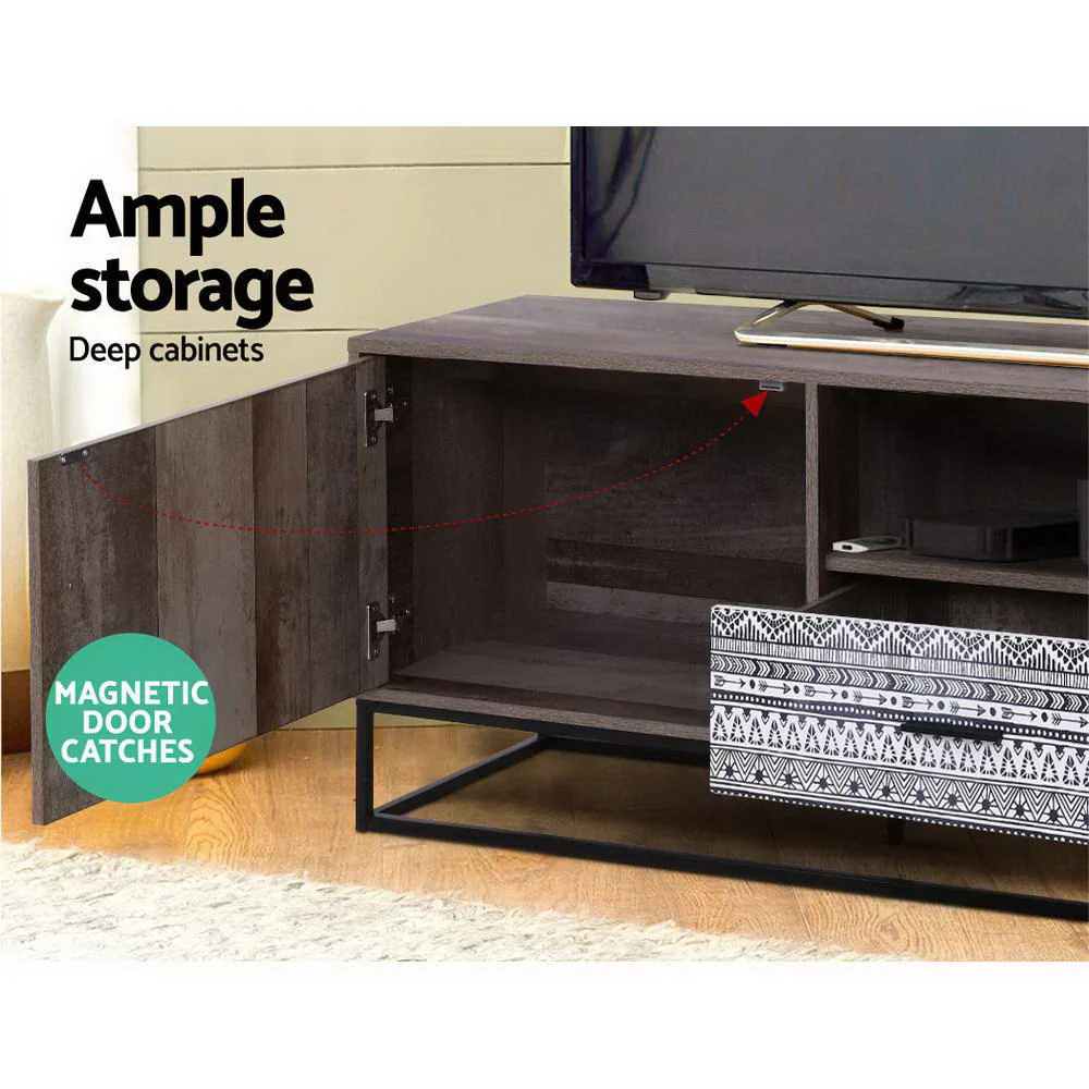 TV Cabinet Entertainment Unit 180cm Industrial - Image 5