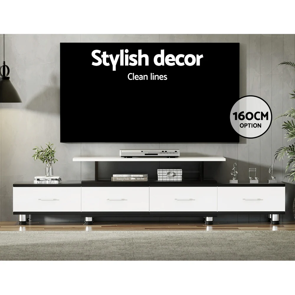 TV Cabinet Entertainment Unit Extendable 160CM To 220CM - Image 5