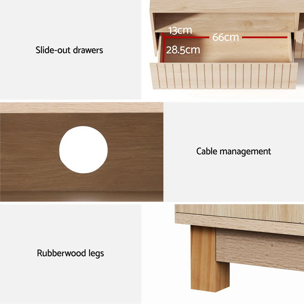 TV Cabinet Entertainment Unit Stand 150CM - Image 6