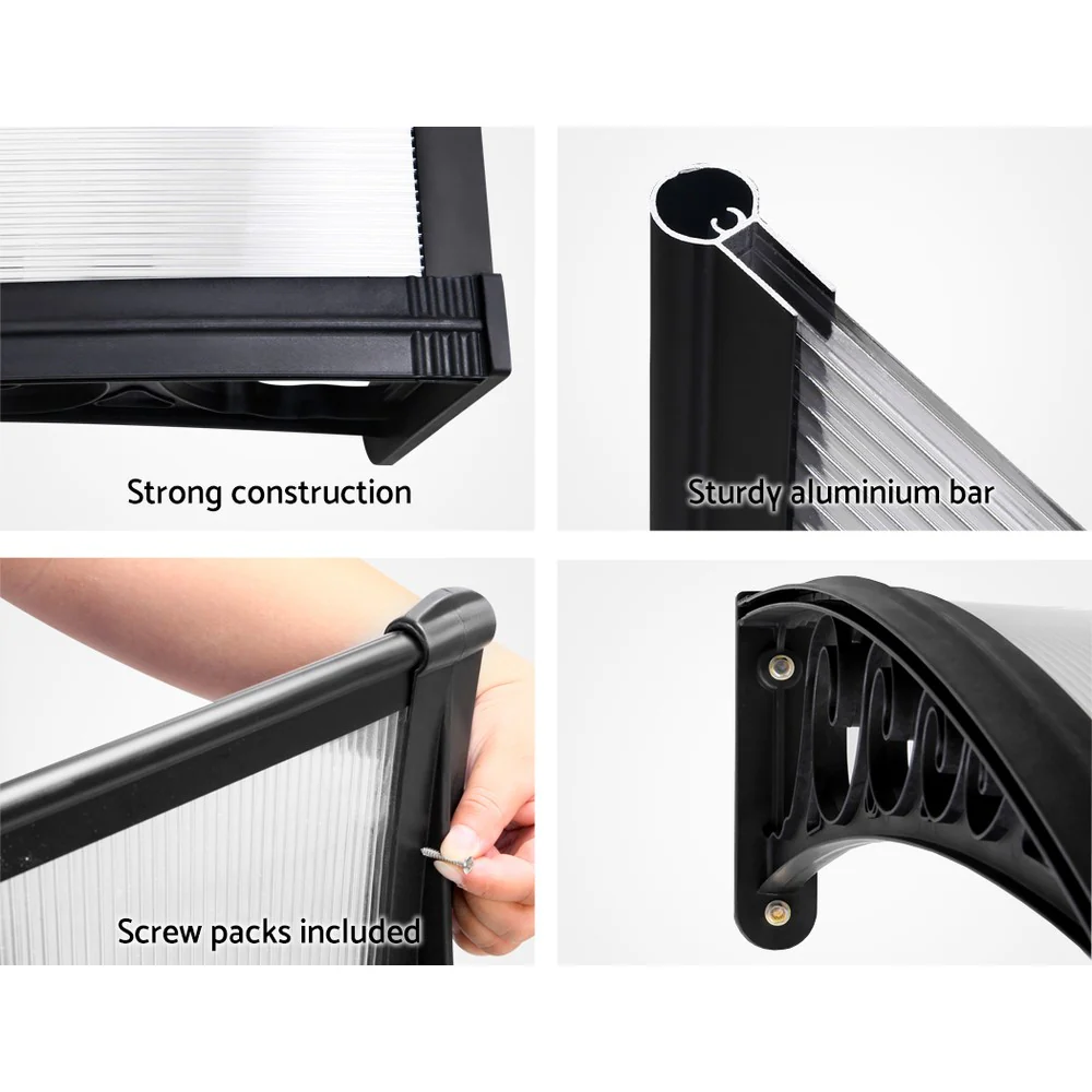 Window Door Awning 1mx1m Transparent Panel - Image 6