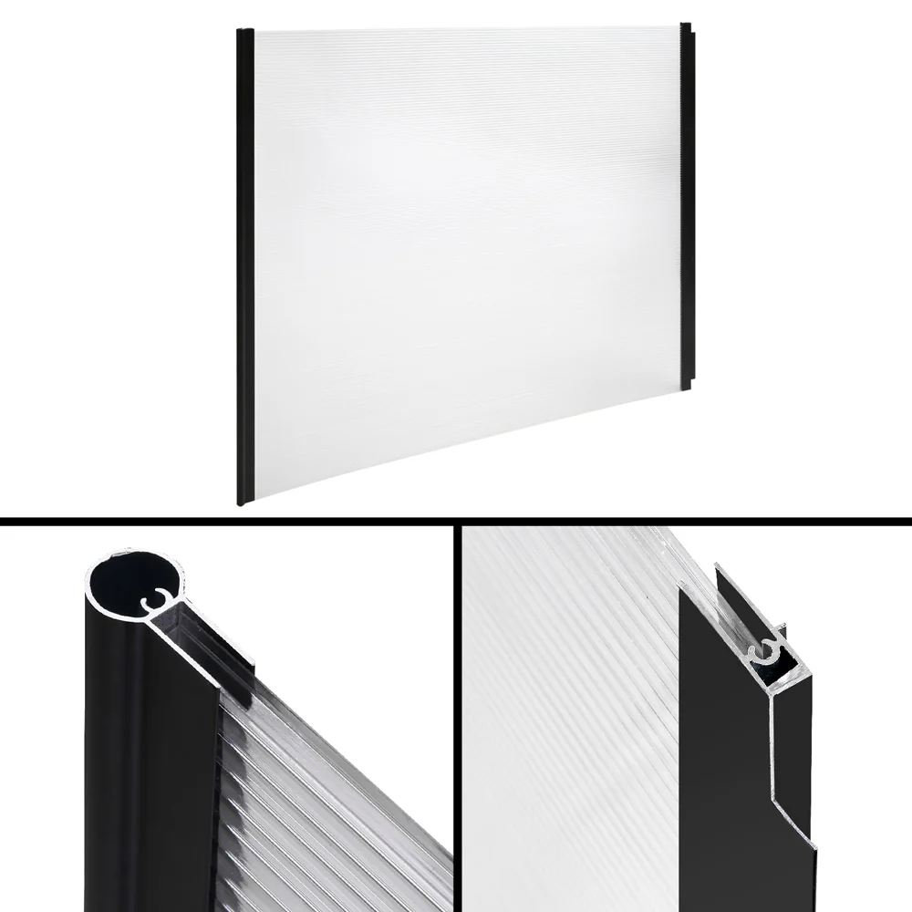 Window Door Awning 1mx3m Transparent - Image 5