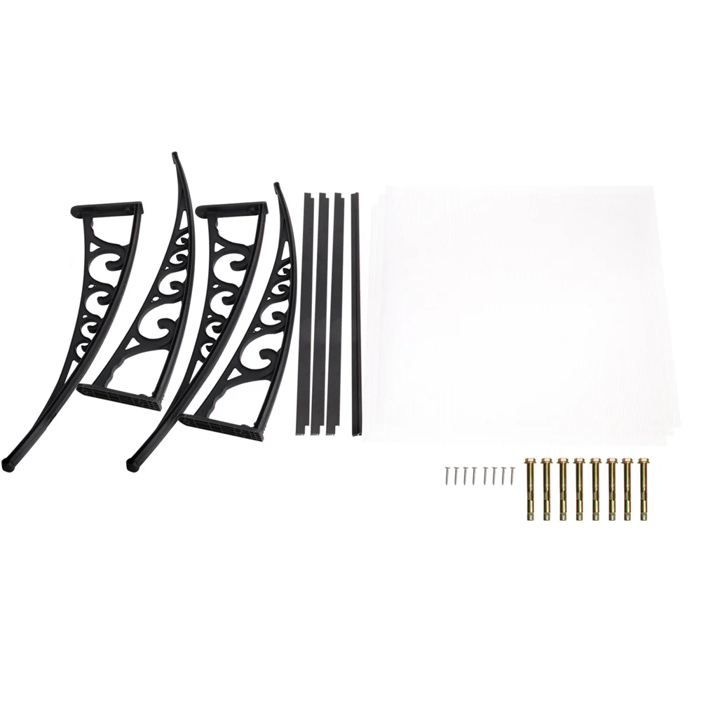 Window Door Awning 1mx3m Transparent - Image 6