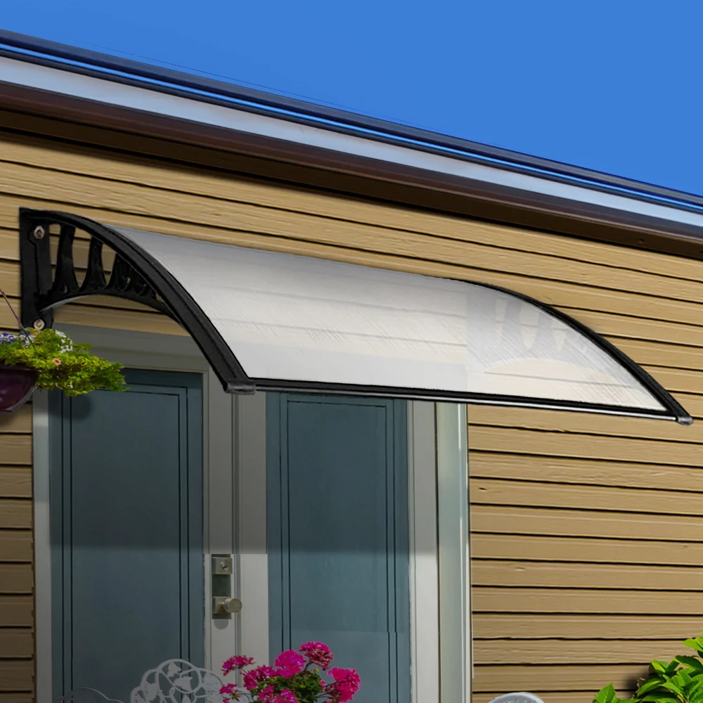 Window Door Awning 1mx3m Transparent - Image 7