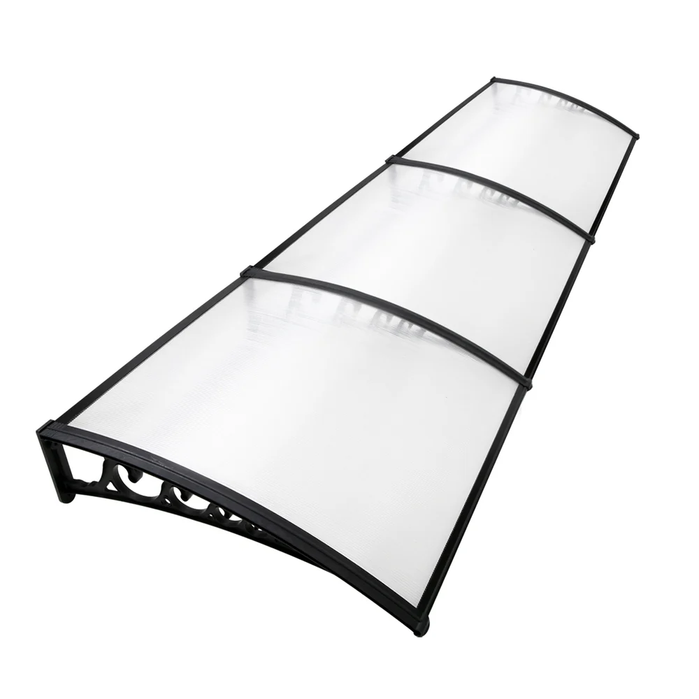 Window Door Awning 1mx3m Transparent - Image 8