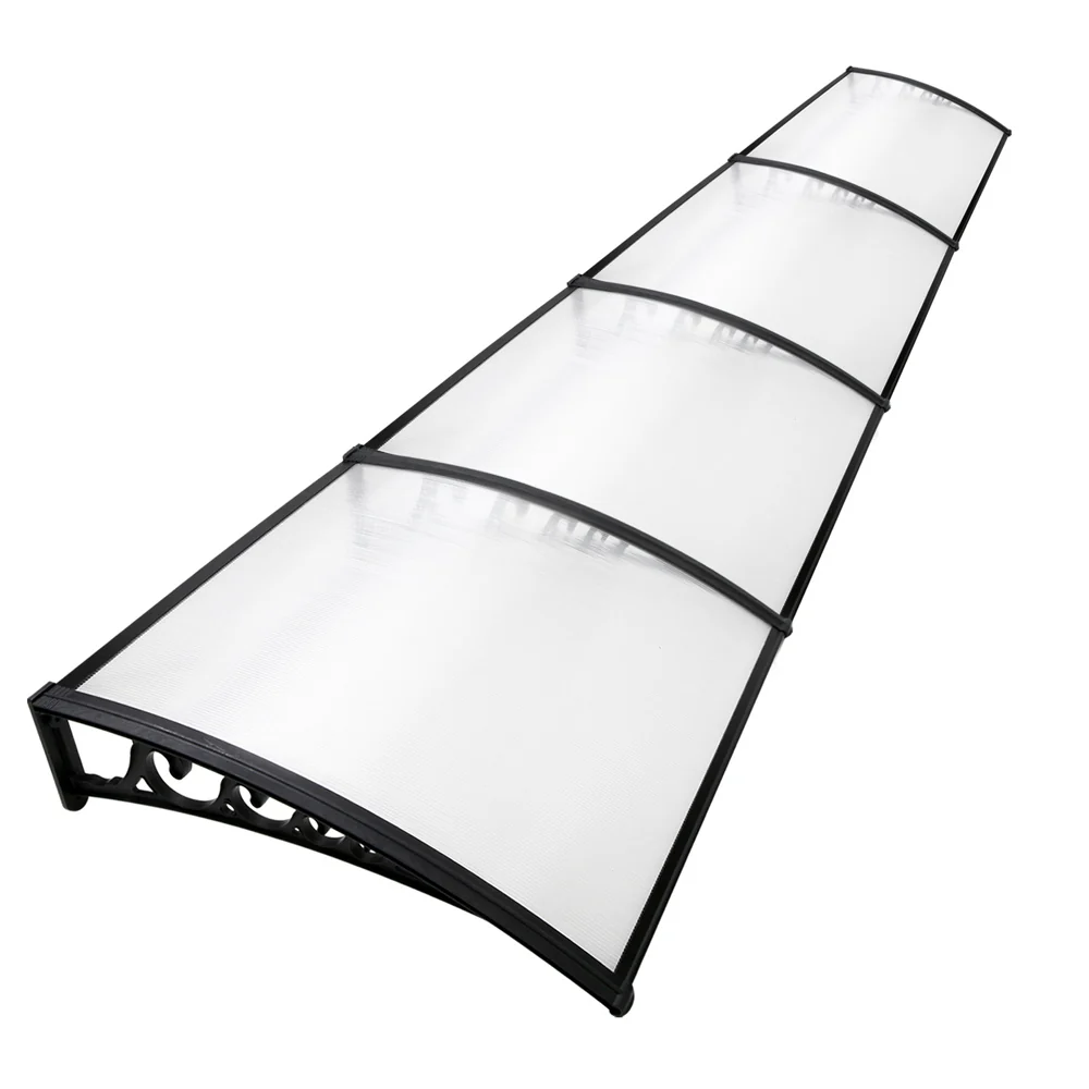 Window Door Awning 1mx4m Transparent - Image 8