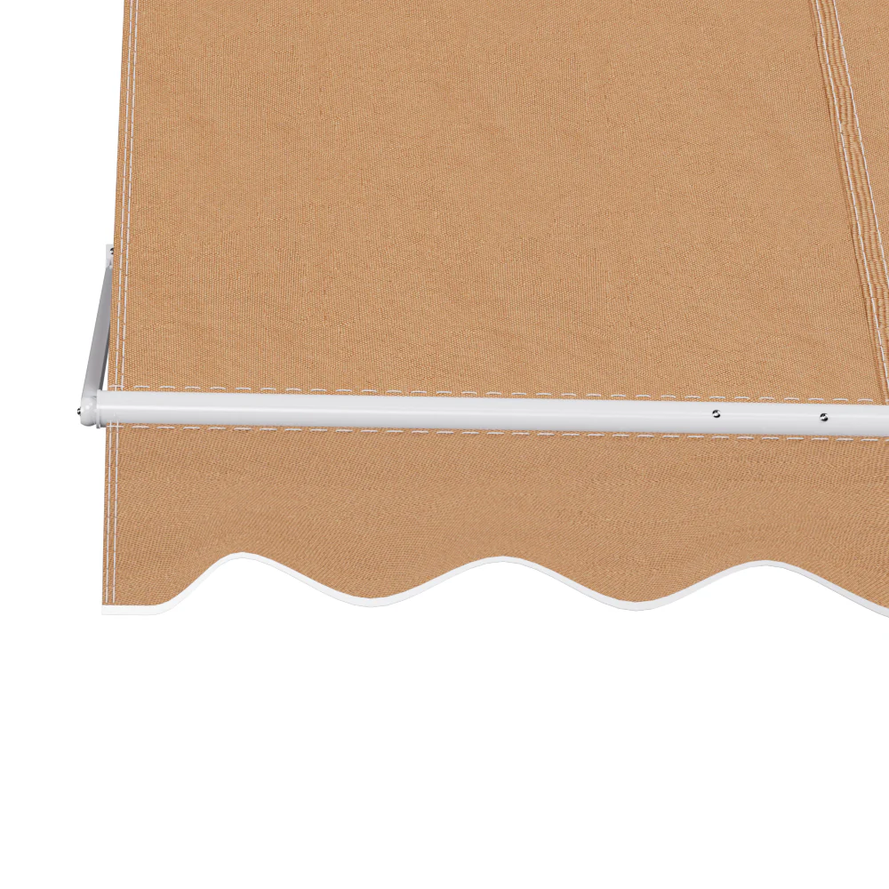 Window Fixed Pivot Arm Awning Outdoor Retractable Canopy 2.1X2.1M Beige - Image 4