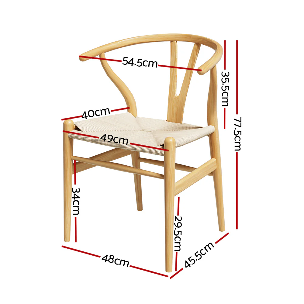 Wishbone Style Dining Chair - Image 2
