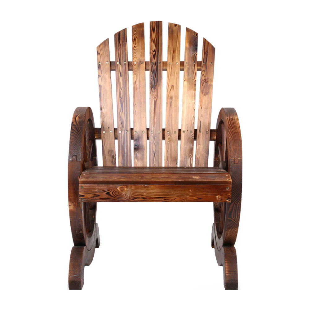 Wooden Wagon Chair Outdoor - Image 3